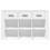 VidaXL (white) vidaXL Sideboard Engineered Wood Storage Cupboard Organiser Multi Colours 6