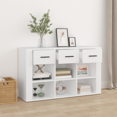 VidaXL (white) vidaXL Sideboard Engineered Wood Storage Cupboard Organiser Multi Colours 2