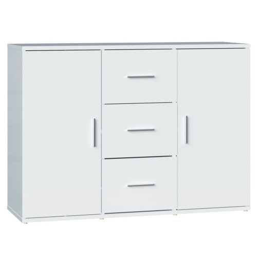 VidaXL vidaXL Sideboard Storage Cabinet Cupboard Highboard Cabinet Engineered Wood