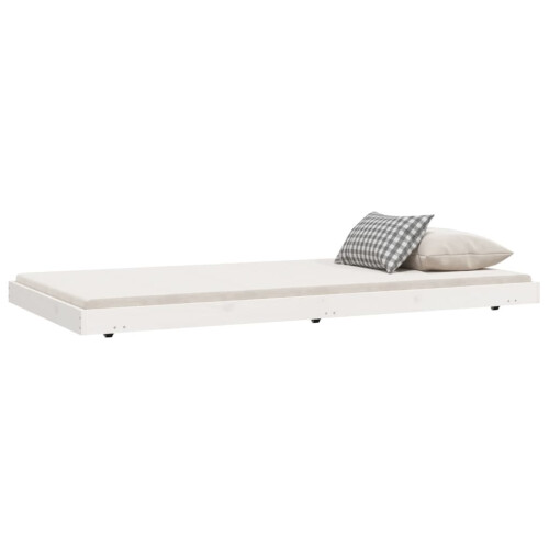 VidaXL (white, 80 x 200 cm) vidaXL Solid Wood Pine Bed Frame Wooden Bed Base Multi Colours Multi Sizes 2