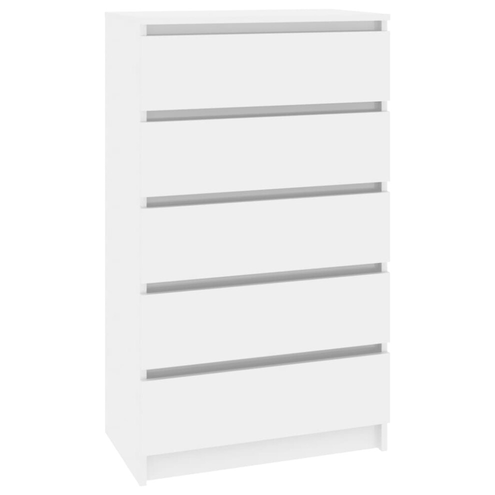 (high gloss white) vidaXL Drawer Cabinet Engineered Wood Storage Cabinet Chest Multi Colours