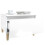 VidaXL (high gloss white, 2 pcs) vidaXL 1/2x Side Table Engineered Wood End Centre Side Table Multi Colours 6