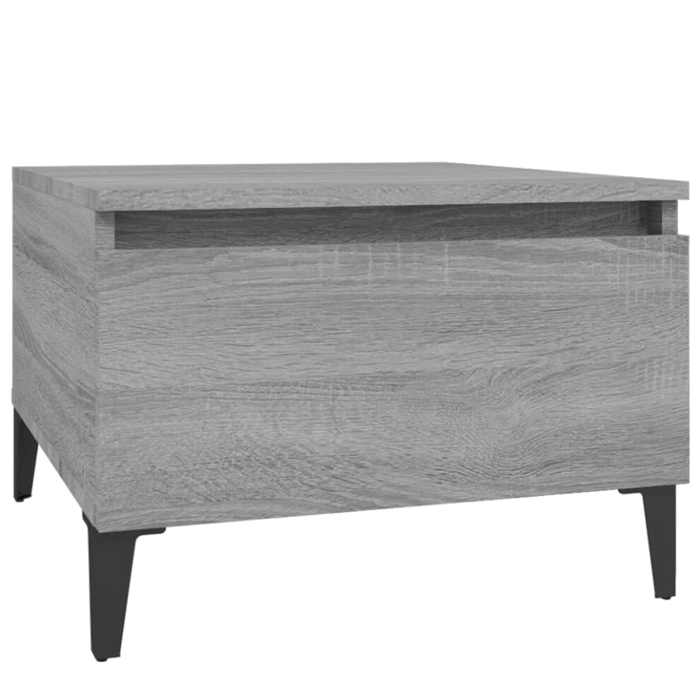 Vidaxl (Grey Sonoma, 1 Pcs) 1/2X Side Table Engineered Wood End Centre Side Table Multi Colours