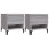 VidaXL (grey sonoma, 2 pcs) vidaXL 1/2x Side Table White Engineered Wood Sofa Couch End Coffee Lamp Table 2