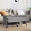 VidaXL (grey sonoma, 2 pcs) vidaXL 1/2x Side Table White Engineered Wood Sofa Couch End Coffee Lamp Table 3