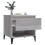 VidaXL (grey sonoma, 2 pcs) vidaXL 1/2x Side Table White Engineered Wood Sofa Couch End Coffee Lamp Table 5