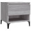 VidaXL (grey sonoma, 2 pcs) vidaXL 1/2x Side Table White Engineered Wood Sofa Couch End Coffee Lamp Table 6