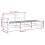 VidaXL (natural douglas, corner + middle + footrest) vidaXL Garden Middle Sofas Outdoor Sofa Sectional Sofa 2 pcs Solid Wood Pine 8