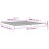 VidaXL (white, 200 x 200 cm) vidaXL Bed Frame Bedroom Bedstead Bed Base Mattress Foundation Solid Wood Pine 8