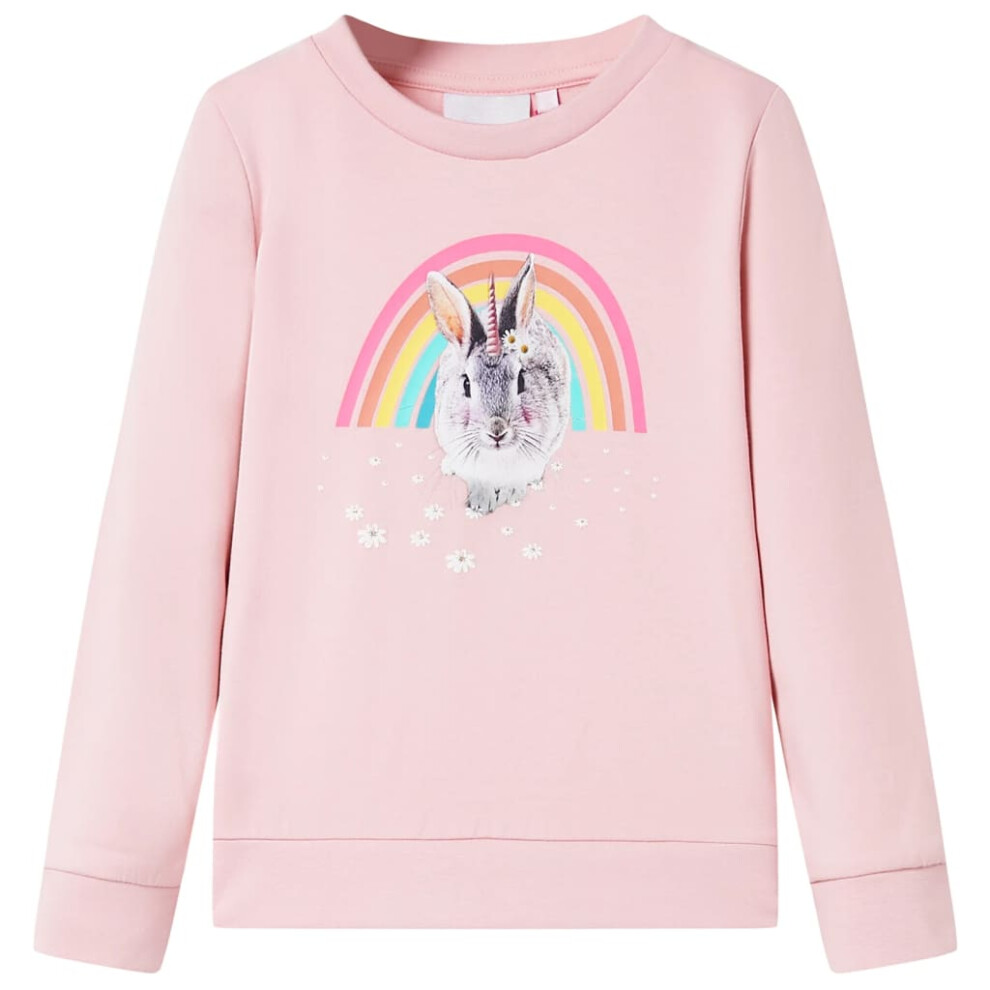 (pink, 92) Kids' Sweatshirt Children Long Sleeves Toddler Pullover Kids' Top Clothes