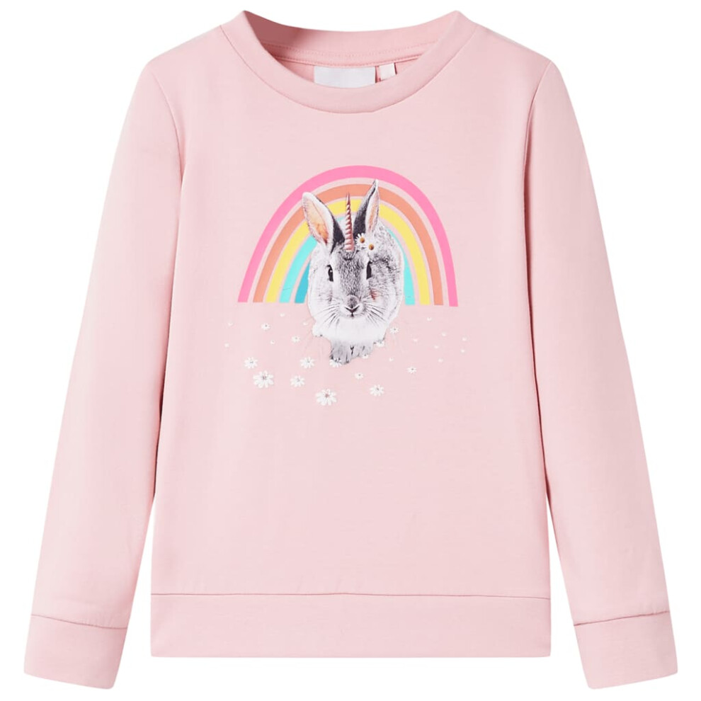 (pink, 140) Kids' Sweatshirt Children Long Sleeves Toddler Pullover Kids' Top Clothes