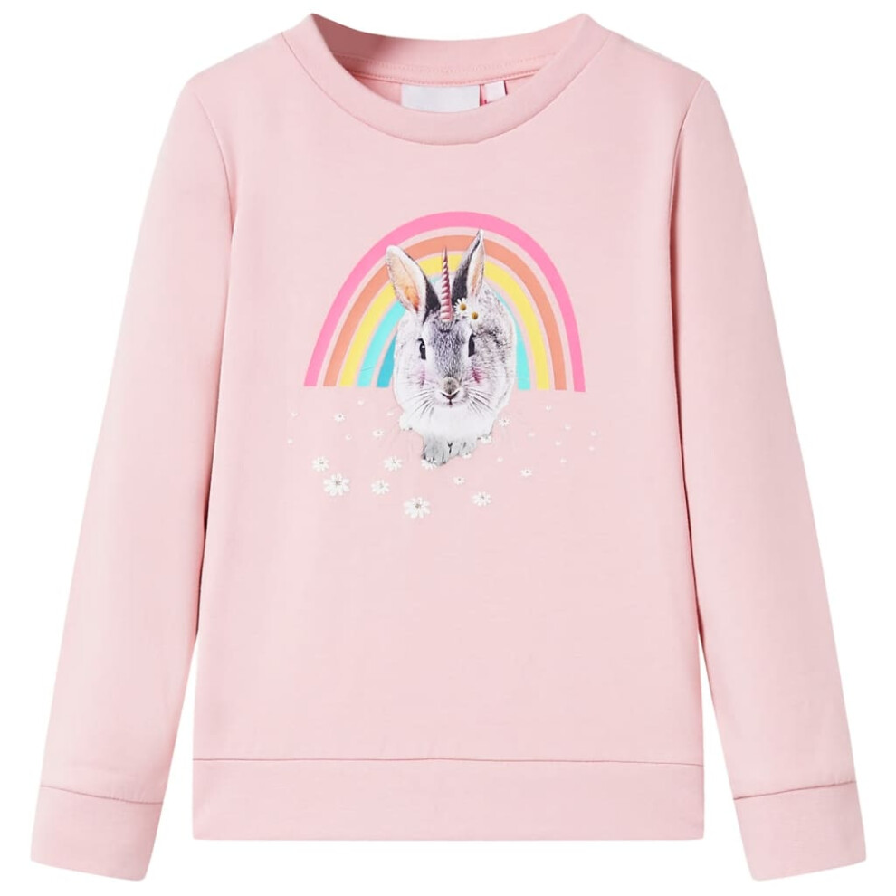 (pink, 104) Kids' Sweatshirt Children Long Sleeves Toddler Pullover Kids' Top Clothes