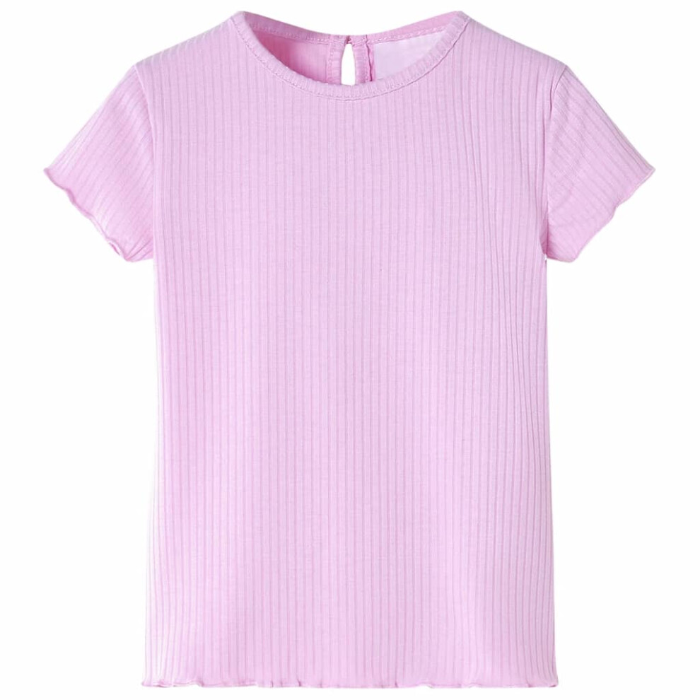 (pink, 92) Kids' T-shirt Short Sleeves Children's T Shirt Kids' Tops Toddler Tee Lila