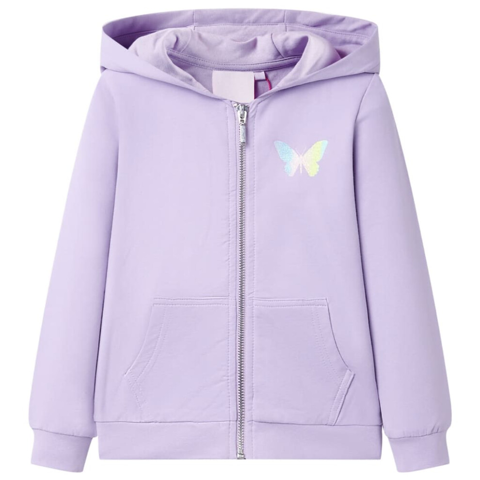 New Vidaxl Girls (Lila, 92) Kids' Hooded Sweatshirt Pull Over Toddler Kids' Tops Children's Hoodie Jacket Not,Specified
