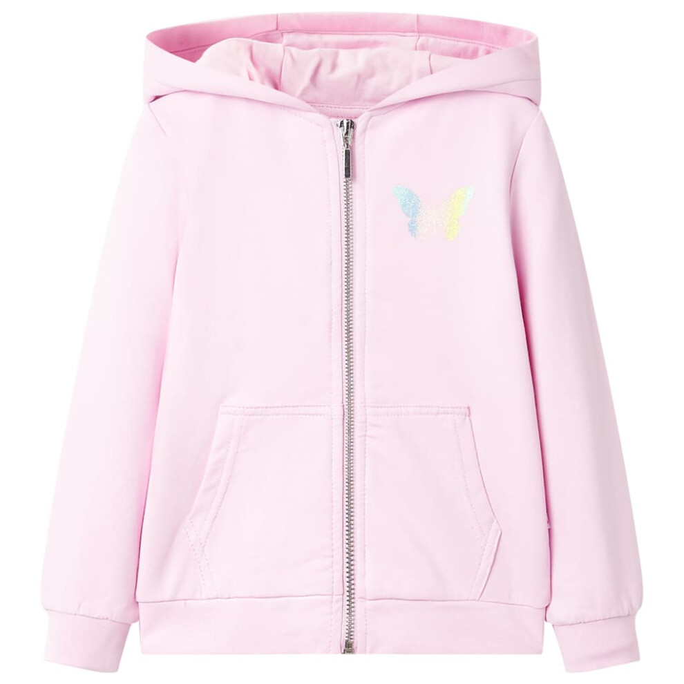 (pink, 92) Kids' Hooded Sweatshirt Pull Over Toddler Kids' Tops Children's Hoodie Jacket