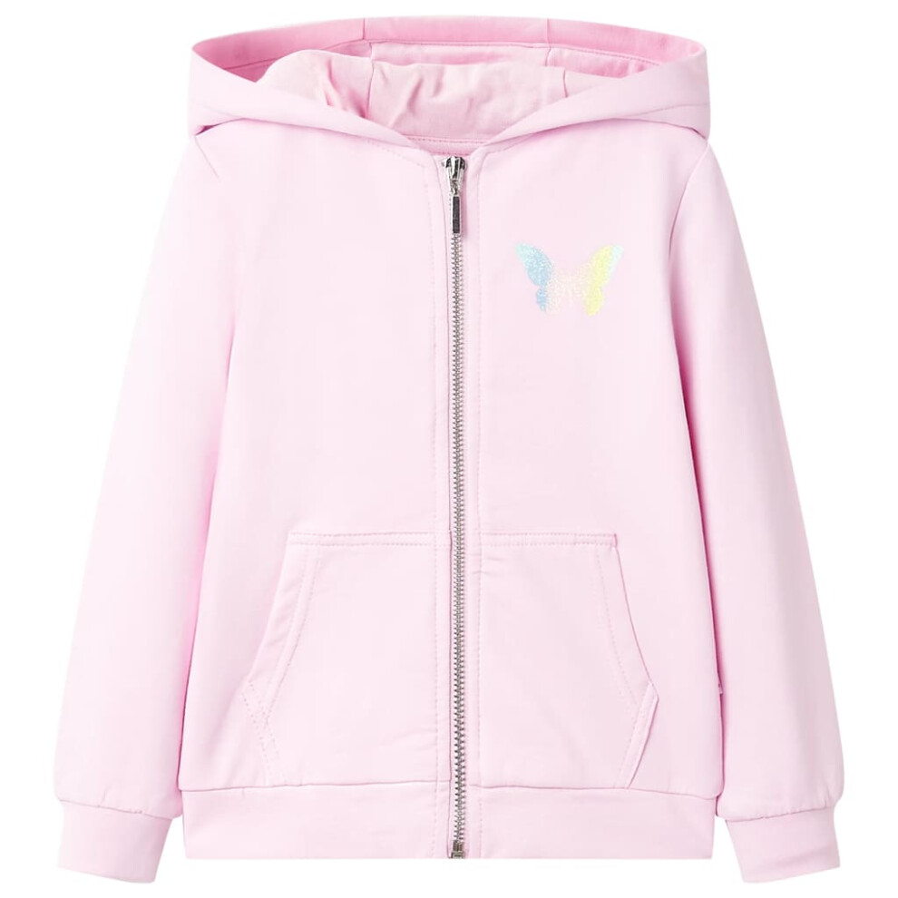 (pink, 104) Kids' Hooded Sweatshirt Pull Over Toddler Kids' Tops Children's Hoodie Jacket