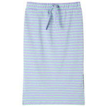 (mint, 140) Kids' Straight Skirt with Stripes Children Front Split Girl's Straight Skirt