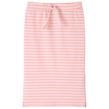 (pink, 140) Kids' Straight Skirt with Stripes Children Front Split Girl's Straight Skirt