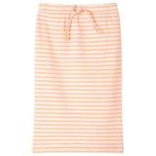 (orange, 128) Kids' Straight Skirt with Stripes Children Front Split Girl's Straight Skirt