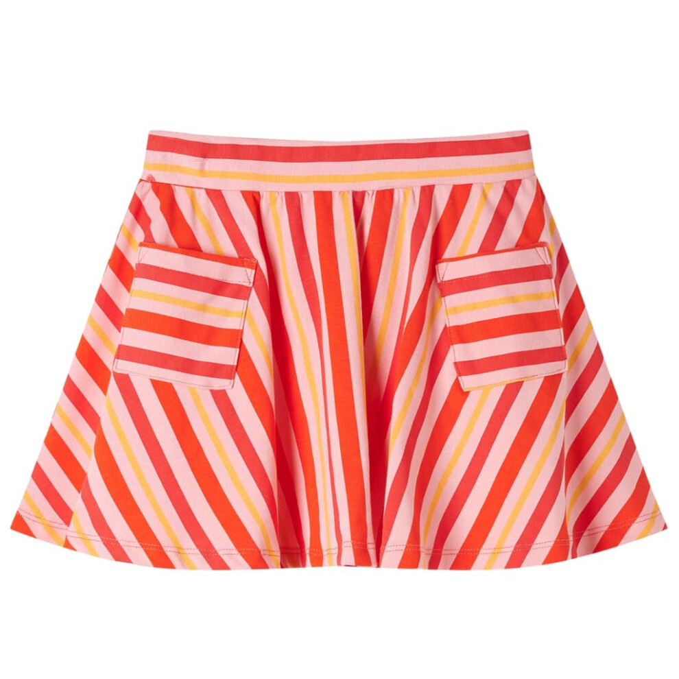 Vidaxl (116) Kids' Skirt Children's Skater Skirt Toddler School Girls' Short Skirt Pink