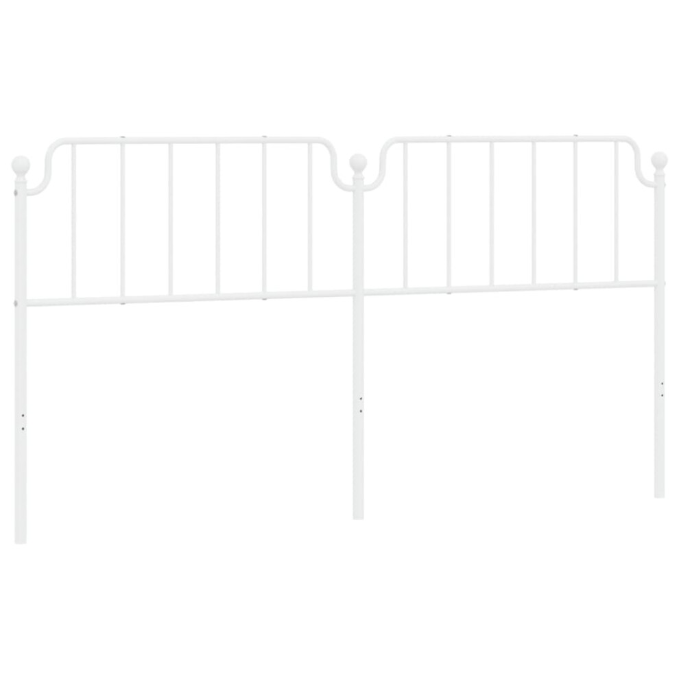 (200 cm) vidaXL Metal Headboard Bedroom Home Decor Bed Header Guest Room Bed Headboard