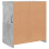 VidaXL (concrete grey) vidaXL Sideboard with LED Lights Cupboard Highboard Storage Buffet Cabinet 9