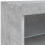 VidaXL (concrete grey) vidaXL Sideboard with LED Lights Cupboard Highboard Storage Buffet Cabinet 10