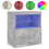 VidaXL (concrete grey) vidaXL Sideboard with LED Lights Cupboard Highboard Storage Buffet Cabinet 1