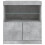 VidaXL (concrete grey) vidaXL Sideboard with LED Lights Cupboard Highboard Storage Buffet Cabinet 6
