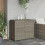 VidaXL vidaXL Gartenschrank Grau 83x45x76 cm Poly Rattan 3