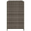 VidaXL vidaXL Gartenschrank Grau 83x45x76 cm Poly Rattan 8