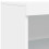 VidaXL (white) vidaXL Sideboard with LED Lights Cupboard Highboard Storage Buffet Cabinet 10