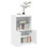 VidaXL (white) vidaXL Sideboard with LED Lights Cupboard Highboard Storage Buffet Cabinet 5