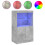 VidaXL (concrete grey) vidaXL Sideboard with LED Lights Cupboard Highboard Storage Buffet Cabinet 2