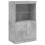 VidaXL (concrete grey) vidaXL Sideboard with LED Lights Cupboard Highboard Storage Buffet Cabinet 3