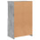 VidaXL (concrete grey) vidaXL Sideboard with LED Lights Cupboard Highboard Storage Buffet Cabinet 9