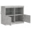 VidaXL (concrete grey) vidaXL Sideboard with LED Lights Cupboard Highboard Storage Buffet Cabinet 7
