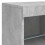 VidaXL (concrete grey) vidaXL Sideboard with LED Lights Cupboard Highboard Storage Buffet Cabinet 10