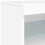 VidaXL (white) vidaXL Sideboard with LED Lights Cupboard Highboard Storage Buffet Cabinet 11