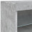 VidaXL (concrete grey) vidaXL Sideboard with LED Lights Cupboard Highboard Storage Buffet Cabinet 11