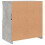 VidaXL (concrete grey) vidaXL Sideboard with LED Lights Cupboard Highboard Storage Buffet Cabinet 9