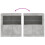 VidaXL (concrete grey) vidaXL Sideboard with LED Lights Cupboard Highboard Storage Buffet Cabinet 10