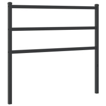 (black, 100 cm) vidaXL Metal Headboard Bedroom Home Decorative Bed Header Metal Bed Headboard