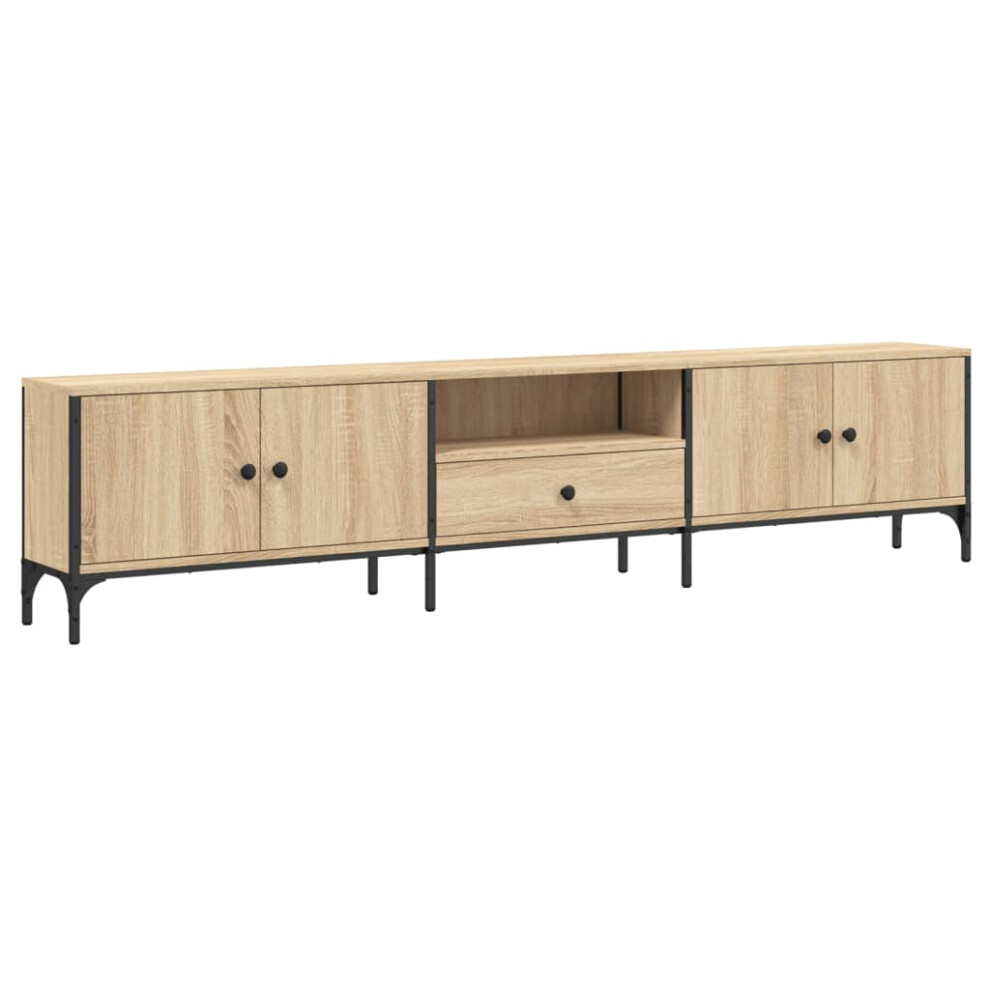 Vidaxl (Sonoma Oak) Tv Cabinet With Drawer Tv Unit Media Cabinet Tv Stand Engineered Wood