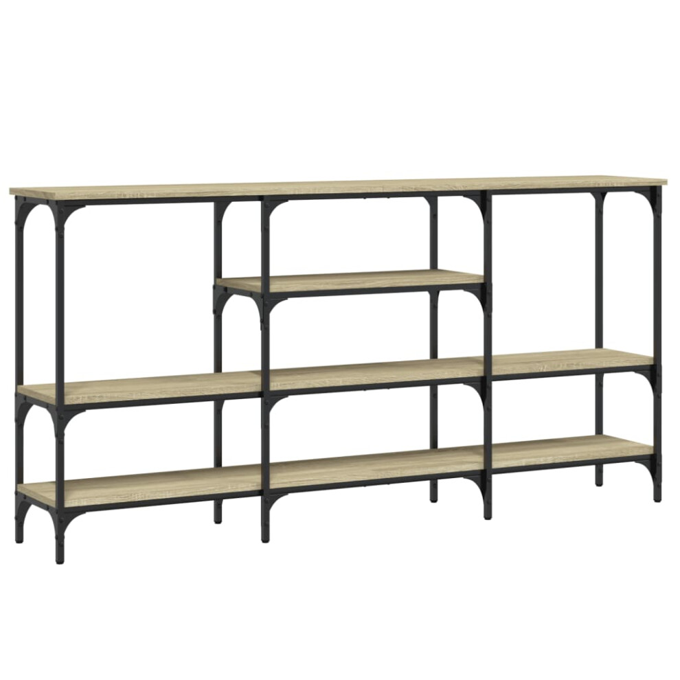 Vidaxl (Sonoma Oak) Console Table Living Room End Table Tea Accent Table Engineered Wood