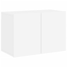 (white, 60 x 30 x 41 cm/ 1 pcs) vidaXL TV Cabinets Wall-mounted Floating TV Unit Floating Shelves TV Stand