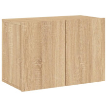(sonoma oak, 60 x 30 x 41 cm/ 1 pcs) vidaXL TV Cabinets Wall-mounted Floating TV Unit Floating Shelves TV Stand