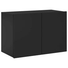 (black, 60 x 30 x 41 cm/ 1 pcs) vidaXL TV Cabinets Wall-mounted Floating TV Unit Floating Shelves TV Stand