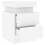 VidaXL (white, 1 pcs) vidaXL Bedside Cabinets with LED Lights Nightstand Bed Cabinet Side Table 7