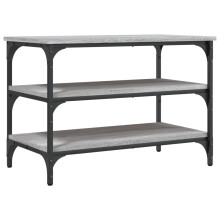 (grey sonoma, 70 x 38.5 x 49 cm) vidaXL Shoe Bench Hallway Shoe Cabinet Storage Bench Seat Engineered Wood